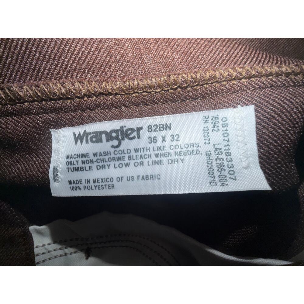 Wrangler wracher men’s New brown dress pants - Picture 8 of 16